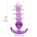 4.72in Realistic Butt Plug Dildo For Small Masturbation Anal Dilator