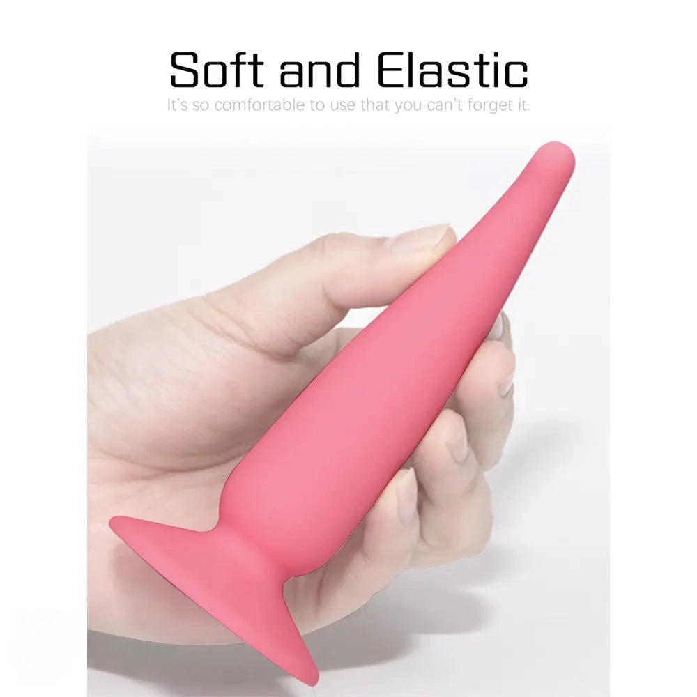 4.72in Soft Silicone Vagina Stimulator Small Female Anal Plug Dildo