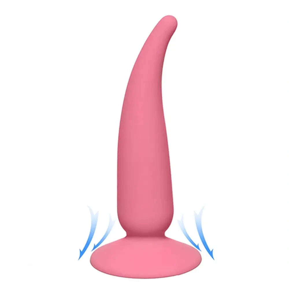 4.72in Soft Silicone Vagina Stimulator Small Female Anal Plug Dildo