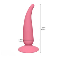 4.72in Soft Silicone Vagina Stimulator Small Female Anal Plug Dildo