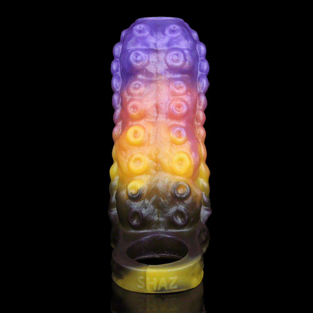 4.72in Zothos Umbrvort Tentacle Silicone Soft Dildo Sleeve Cock Extender