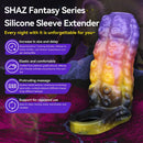 4.72in Zothos Umbrvort Tentacle Silicone Soft Dildo Sleeve Cock Extender