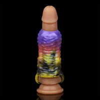 4.72in Zothos Umbrvort Tentacle Silicone Soft Dildo Sleeve Cock Extender
