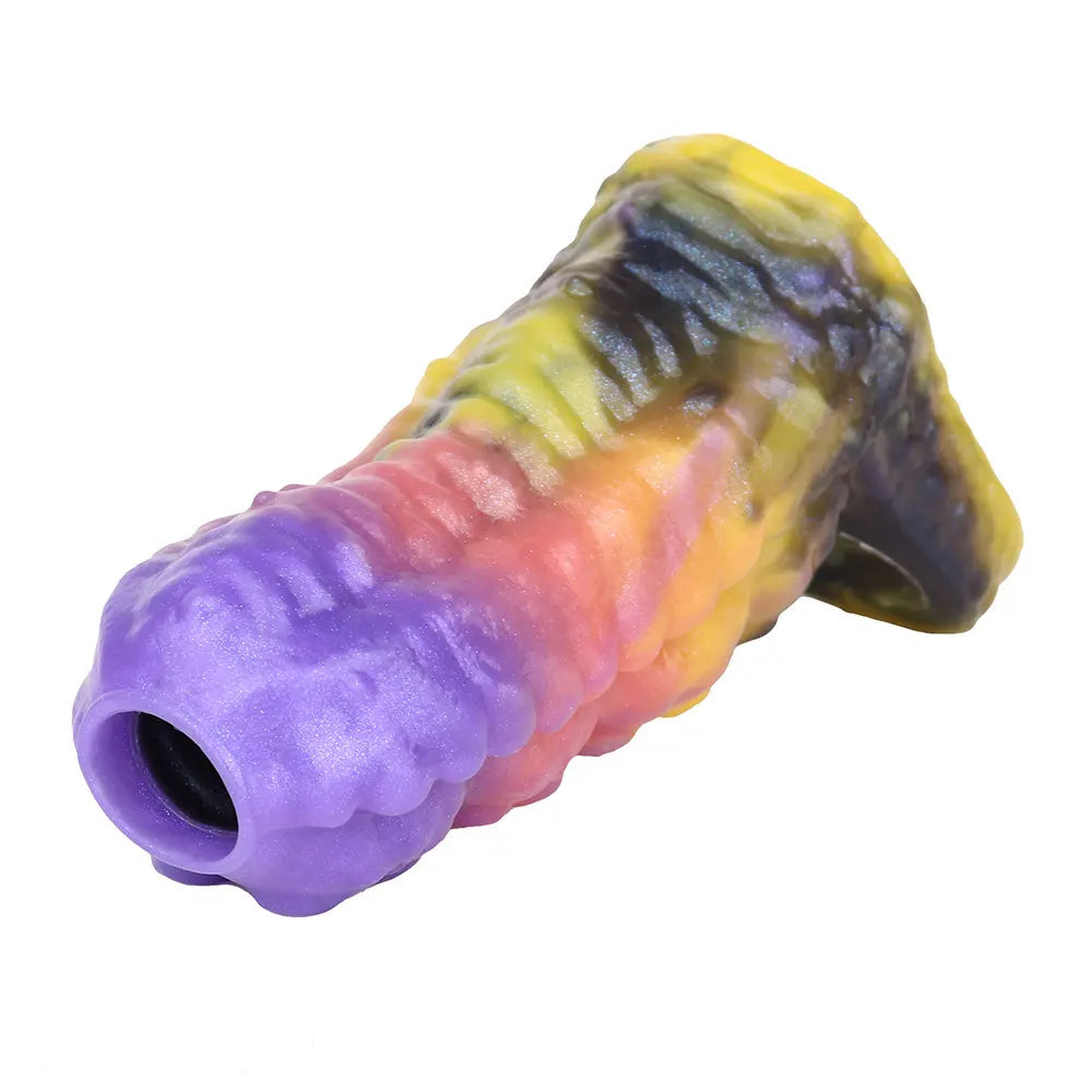 4.72in Zothos Umbrvort Tentacle Silicone Soft Dildo Sleeve Cock Extender