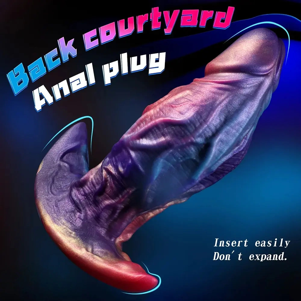 4.76in 5.92in 7.87in Wearing Anal Plug Mixed Color Dildo For Go Out Sex