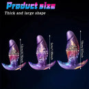 4.76in 5.92in 7.87in Wearing Anal Plug Mixed Color Dildo For Go Out Sex