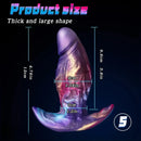 4.76in 5.92in 7.87in Wearing Anal Plug Mixed Color Dildo For Go Out Sex