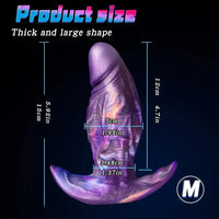 4.76in 5.92in 7.87in Wearing Anal Plug Mixed Color Dildo For Go Out Sex