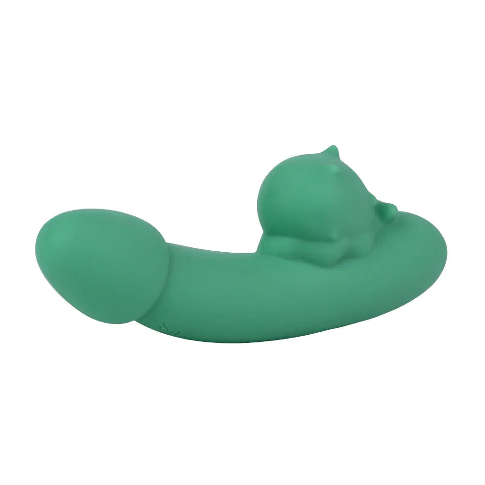 4.76in Cute Pet Ornament Compact Portable Small Soft Vibrating Dildo