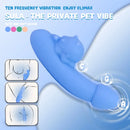4.76in Cute Pet Ornament Compact Portable Small Soft Vibrating Dildo