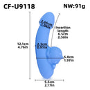4.76in Cute Pet Ornament Compact Portable Small Soft Vibrating Dildo