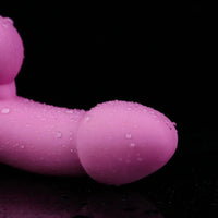 4.76in Cute Pet Ornament Compact Portable Small Soft Vibrating Dildo