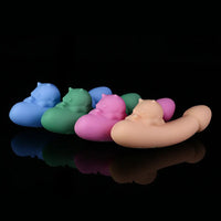 4.76in Cute Pet Ornament Compact Portable Small Soft Vibrating Dildo