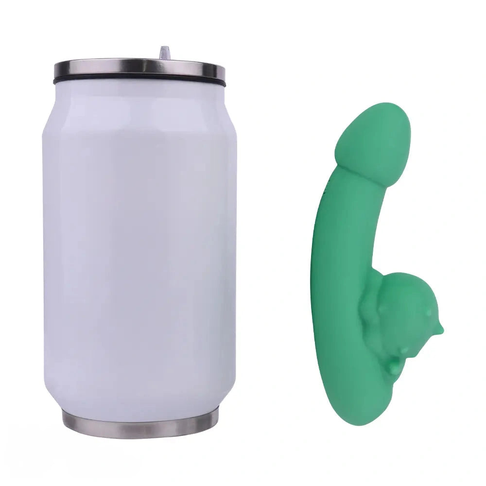 4.76in Cute Pet Ornament Compact Portable Small Soft Vibrating Dildo