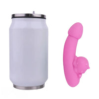 4.76in Cute Pet Ornament Compact Portable Small Soft Vibrating Dildo