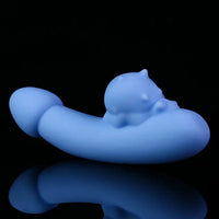 4.76in Cute Pet Ornament Compact Portable Small Soft Vibrating Dildo