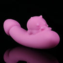 4.76in Cute Pet Ornament Compact Portable Small Soft Vibrating Dildo