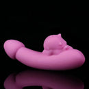 4.76in Cute Pet Ornament Compact Portable Small Soft Vibrating Dildo