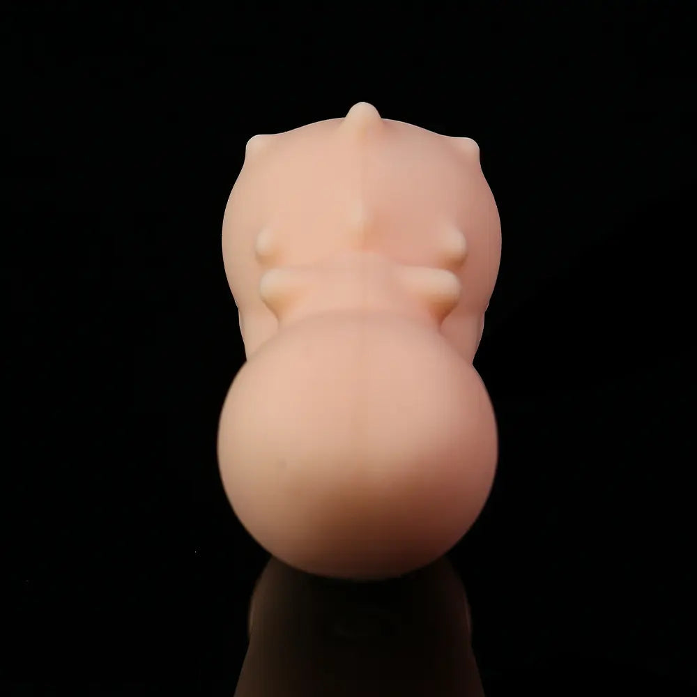 4.76in Cute Pet Ornament Compact Portable Small Soft Vibrating Dildo