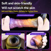 4.76in Ecan Dragon Fantasy Silicone Soft Dildo Sleeve Cock Extender