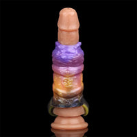 4.76in Ecan Dragon Fantasy Silicone Soft Dildo Sleeve Cock Extender