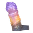 4.76in Ecan Dragon Fantasy Silicone Soft Dildo Sleeve Cock Extender