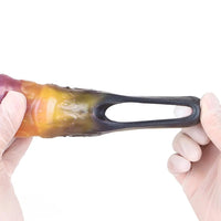 4.76in Ecan Dragon Fantasy Silicone Soft Dildo Sleeve Cock Extender