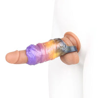 4.76in Ecan Dragon Fantasy Silicone Soft Dildo Sleeve Cock Extender