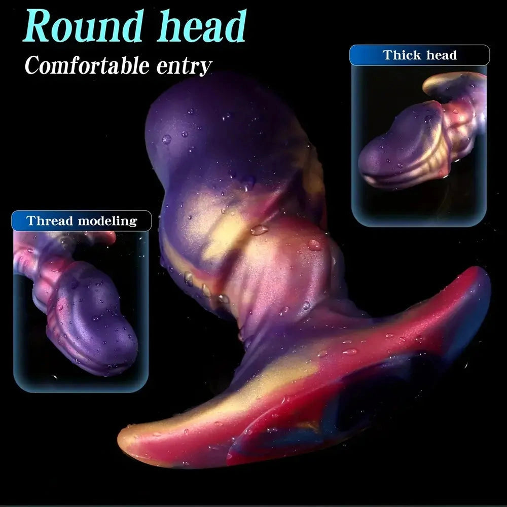 4.7in 5.6in 6.69in Monster Anal Plug Small Super Thick Dilated Fantasy Dildo