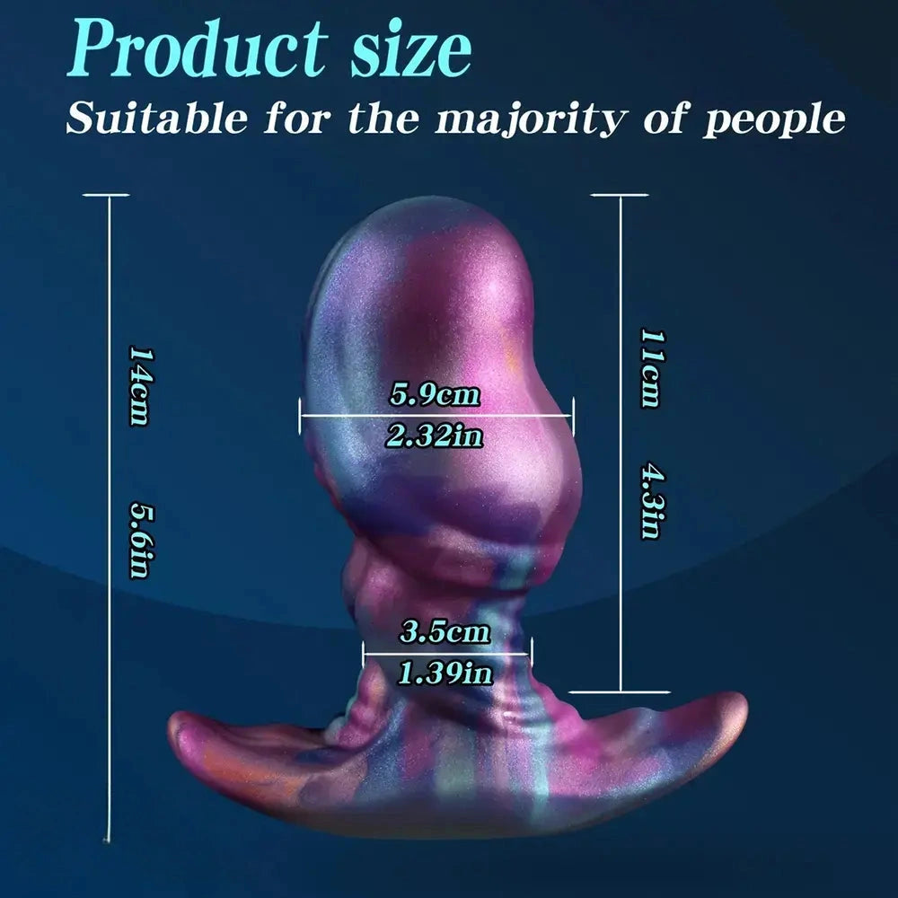 4.7in 5.6in 6.69in Monster Anal Plug Small Super Thick Dilated Fantasy Dildo