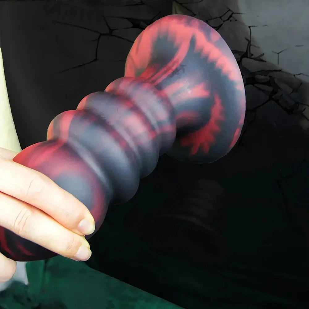 4.7in 5.7in 6.7in Anal Plug Silicone Self-Lubricating Dildo Sex Toy For Men
