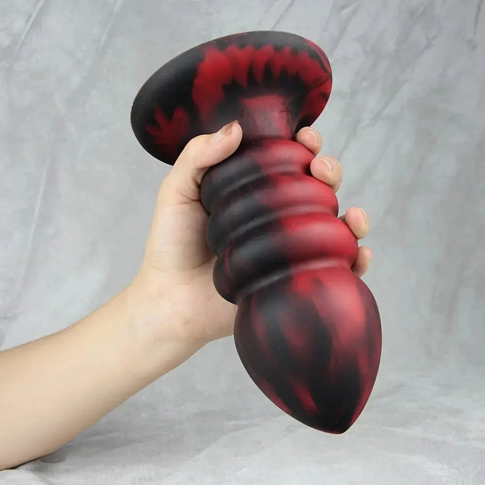 4.7in 5.7in 6.7in Anal Plug Silicone Self-Lubricating Dildo Sex Toy For Men