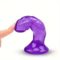4.7in Clear Small Jelly Cock Dildo For G-Spot Vaginal Sex Stimulation