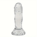 4.7in Clear Small Jelly Cock Dildo For G-Spot Vaginal Sex Stimulation