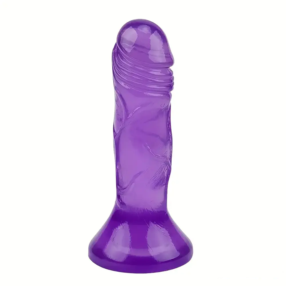4.7in Clear Small Jelly Cock Dildo For G-Spot Vaginal Sex Stimulation