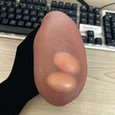 4.7in Realistic Scrotal Ball Soft Silicone Squeeze Toy With Two Testicles