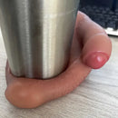 4.7in Realistic Scrotal Ball Soft Silicone Squeeze Toy With Two Testicles