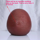 4.7in Realistic Scrotal Ball Soft Silicone Squeeze Toy With Two Testicles
