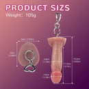 4.7in Silicone Soft Small Cock Dildo For Key Chain For Anal Clit Expansion
