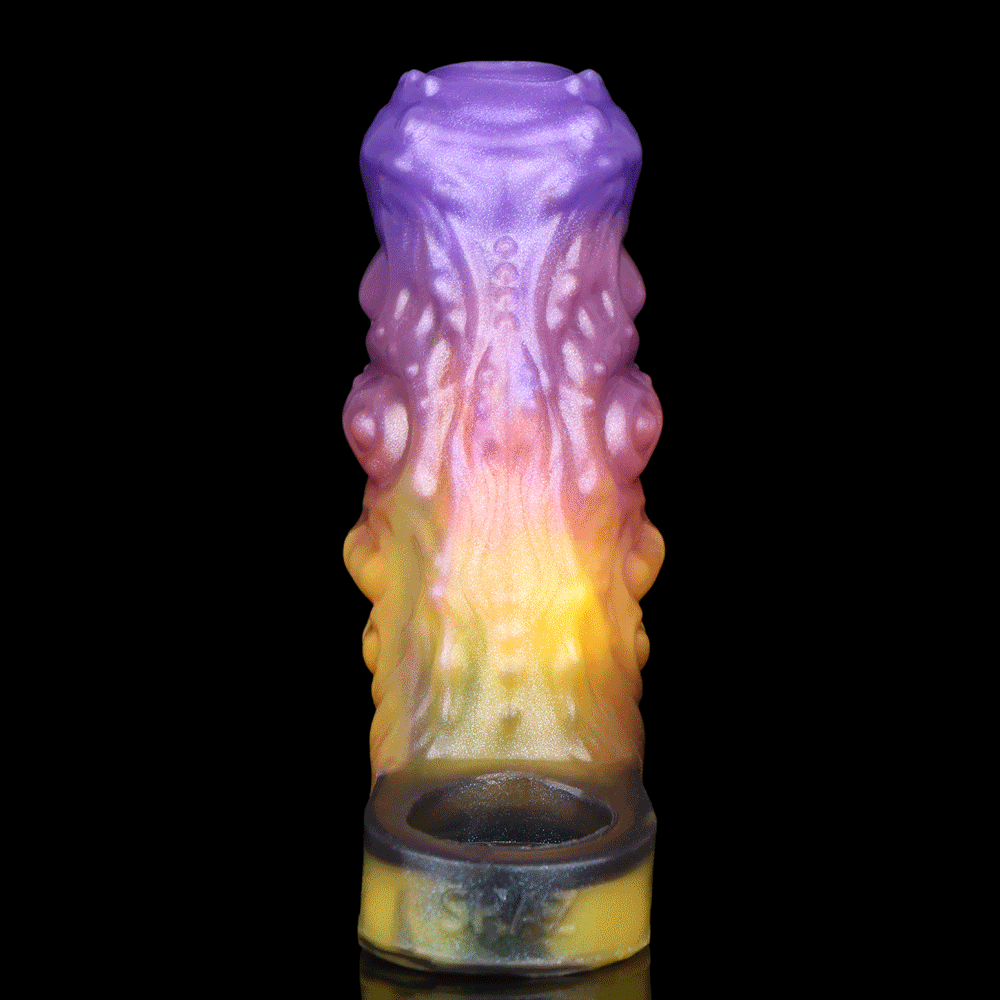 4.84in Grasoth Fantasy Odd Silicone Soft Dildo Sleeve Cock Extender