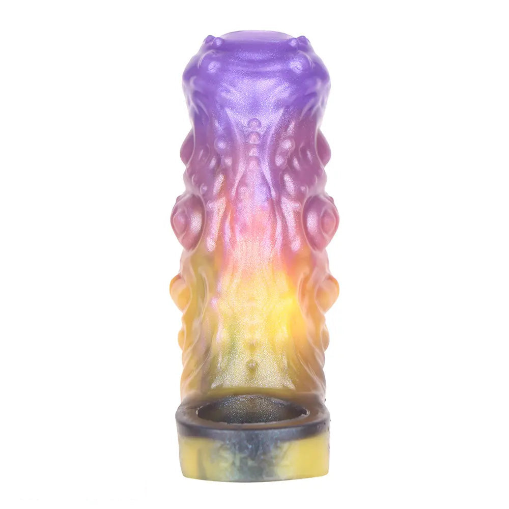 4.84in Grasoth Fantasy Odd Silicone Soft Dildo Sleeve Cock Extender