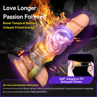 4.84in Grasoth Fantasy Odd Silicone Soft Dildo Sleeve Cock Extender