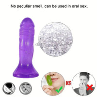 4.84in Jelly Anal Small Realistic Suction Cup Adult Toy Dildo For Women Sex
