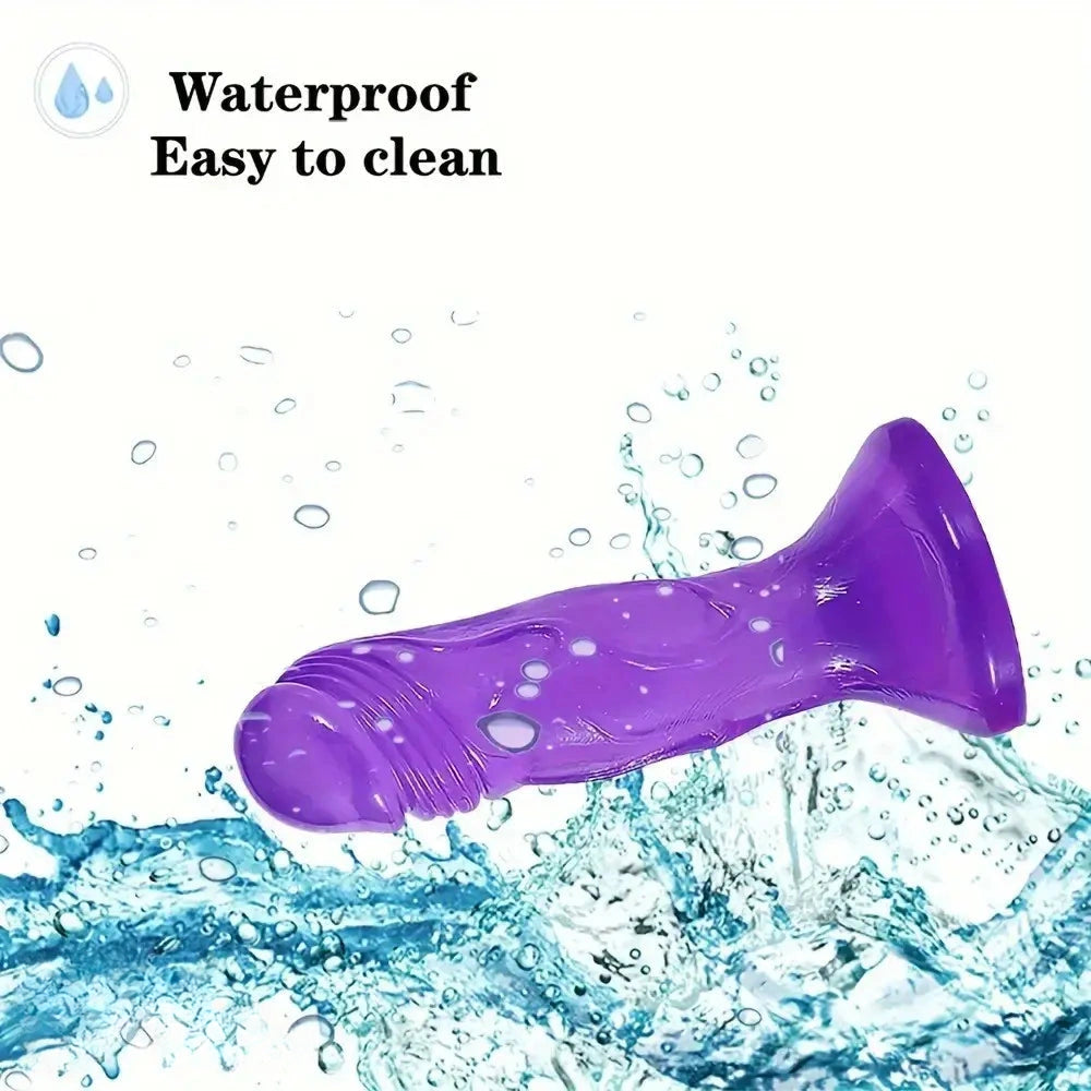 4.84in Jelly Anal Small Realistic Suction Cup Adult Toy Dildo For Women Sex