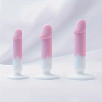 4.88in 5.28in 5.83in Silicone Small Soft Dildo For Beginner to Expert