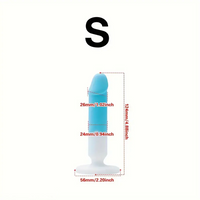 4.88in 5.28in 5.83in Silicone Small Soft Dildo For Beginner to Expert