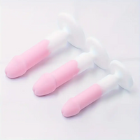 4.88in 5.28in 5.83in Silicone Small Soft Dildo For Beginner to Expert
