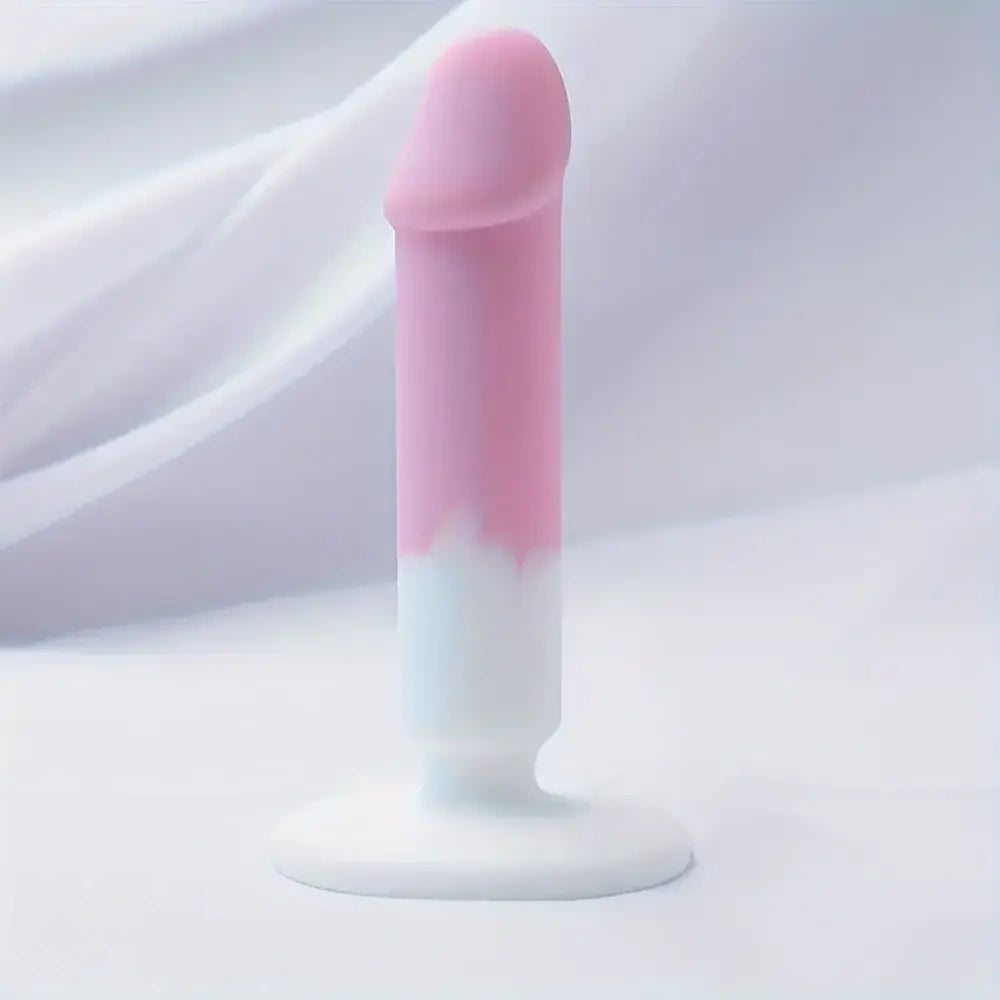 4.88in 5.28in 5.83in Silicone Small Soft Dildo For Beginner to Expert