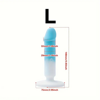 4.88in 5.28in 5.83in Silicone Small Soft Dildo For Beginner to Expert