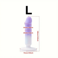 4.88in 5.28in 5.83in Silicone Small Soft Dildo For Beginner to Expert